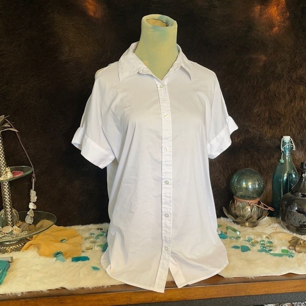 Jennifer & Grace cold shoulder top L (4486)